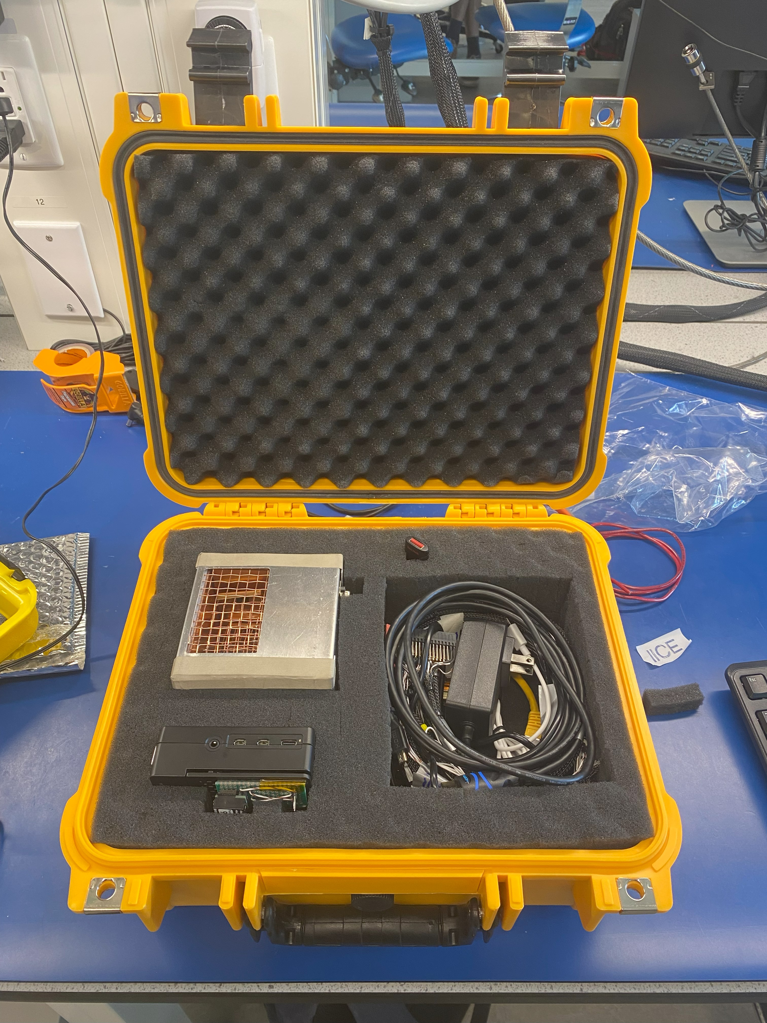 Sensor packaged prior to shipment