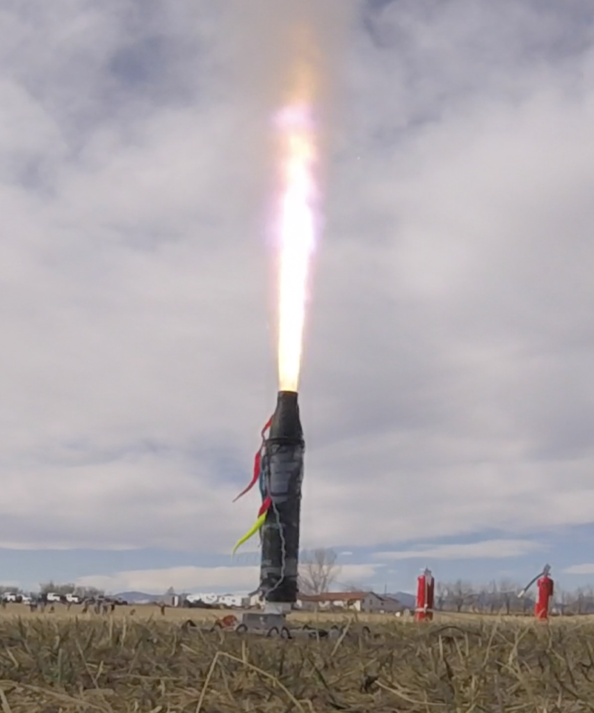Development firing of smaller solid motor